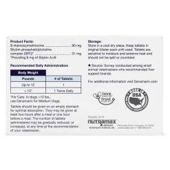 Fashion Nutramax Denamarin ® Liver Health Supplement with SAMe + Silybin Blister Packed Coated Tablets for Dogs and Cats