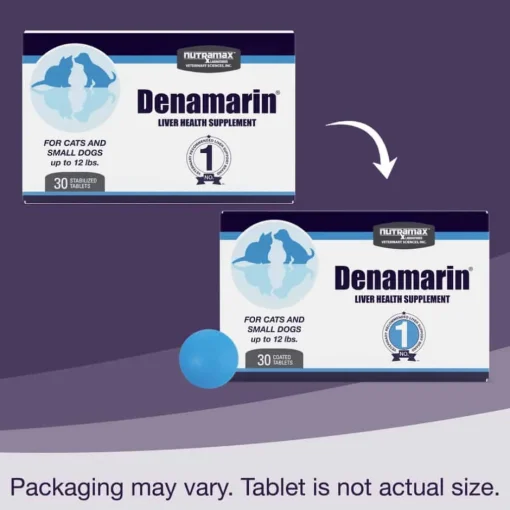 Fashion Nutramax Denamarin ® Liver Health Supplement with SAMe + Silybin Blister Packed Coated Tablets for Dogs and Cats