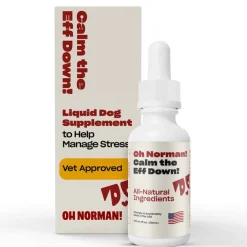 Outlet OH NORMAN! OH NORMAN ! Calm The Eff Down! Liquid Stress Relieving Supplement for Dogs