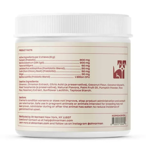 Discount OH NORMAN! Good Effing Gut Probiotic Chews for Dogs