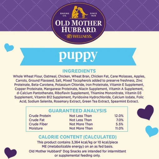 Outlet Old Mother Hubbard Classic Puppy Natural Mini Oven-Baked Biscuits Dog Treats