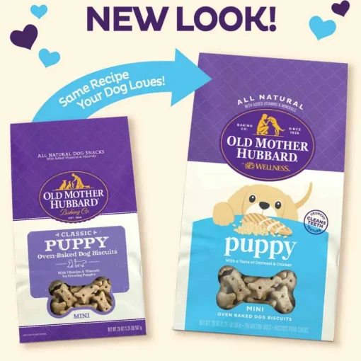 Outlet Old Mother Hubbard Classic Puppy Natural Mini Oven-Baked Biscuits Dog Treats