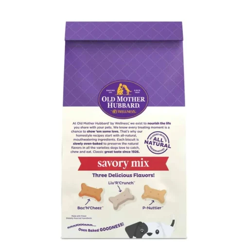 New Old Mother Hubbard Classic Savory Mix Natural Oven-Baked Biscuits Dog Treats