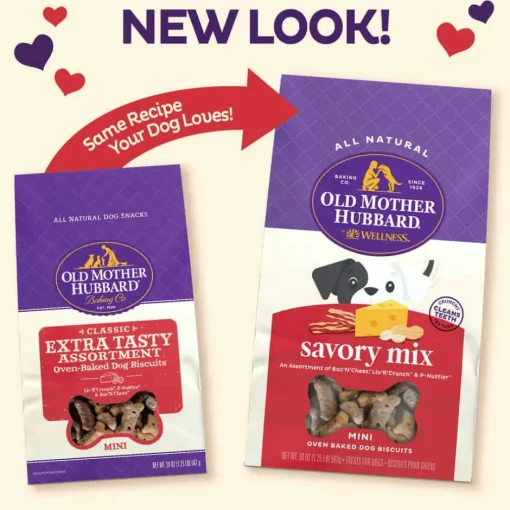 New Old Mother Hubbard Classic Savory Mix Natural Oven-Baked Biscuits Dog Treats