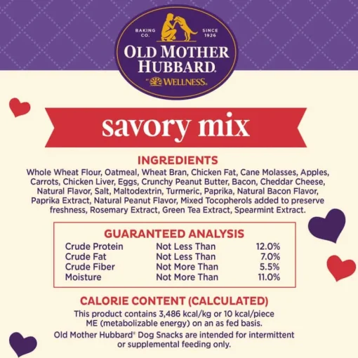 New Old Mother Hubbard Classic Savory Mix Natural Oven-Baked Biscuits Dog Treats