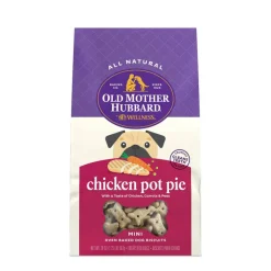 Clearance Old Mother Hubbard Classic Chicken Pot Pie Natural Oven-Baked Biscuits Dog Treats