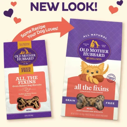 Outlet Old Mother Hubbard Grain Free All The Fixins Oven-Baked Biscuits Dog Treats