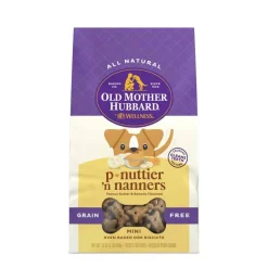 New Old Mother Hubbard Grain Free P-Nuttier 'N Nanners Oven-Baked Biscuits Dog Treats
