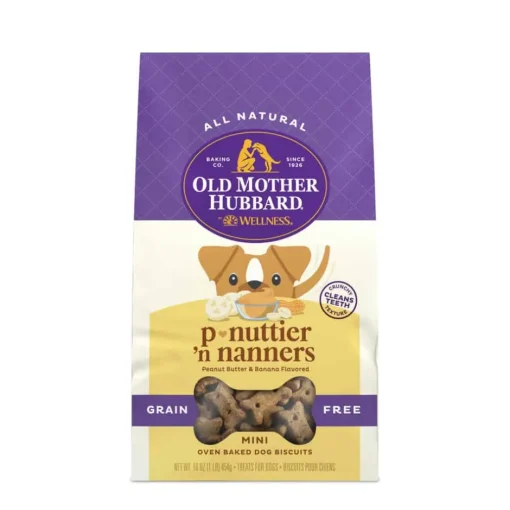 New Old Mother Hubbard Grain Free P-Nuttier 'N Nanners Oven-Baked Biscuits Dog Treats