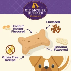 New Old Mother Hubbard Grain Free P-Nuttier 'N Nanners Oven-Baked Biscuits Dog Treats