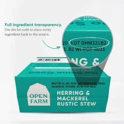 Sale Open Farm Grain Free Herring & Mackerel Recipe Rustic Stew Wet Dog Food
