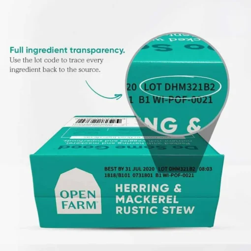 Sale Open Farm Grain Free Herring & Mackerel Recipe Rustic Stew Wet Dog Food