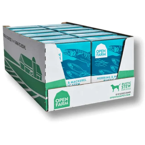 Sale Open Farm Grain Free Herring & Mackerel Recipe Rustic Stew Wet Dog Food