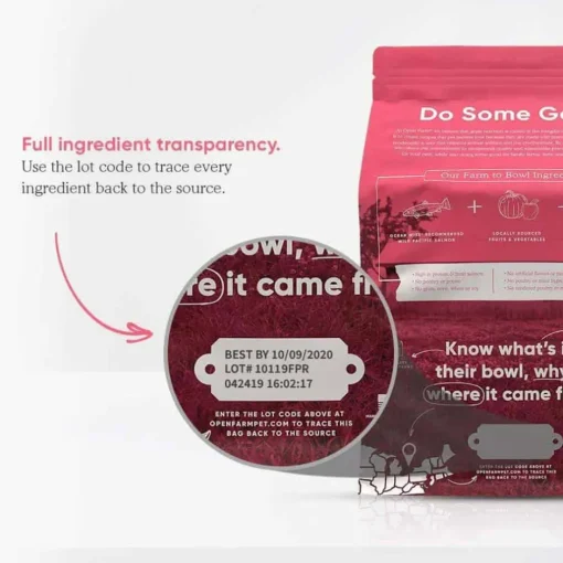 Outlet Open Farm Grain Free Wild Caught Salmon Recipe Dry Cat Food