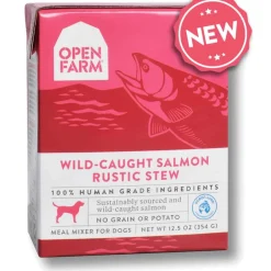 Sale Open Farm Grain Free Wild Caught Salmon Recipe Rustic Stew Wet Dog Food