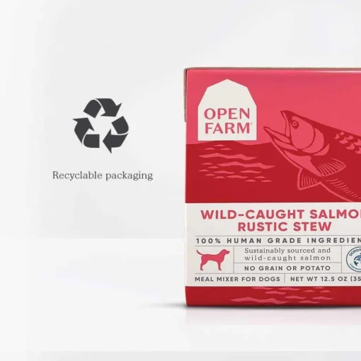 Sale Open Farm Grain Free Wild Caught Salmon Recipe Rustic Stew Wet Dog Food