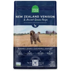 Hot Open Farm New Zealand Venison & Ancient Grains Recipe Dry Dog Food