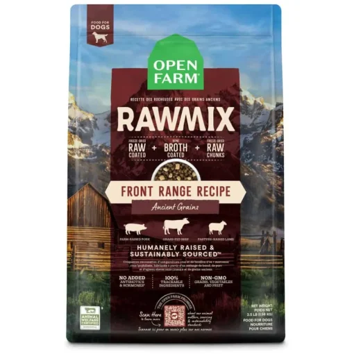 Clearance Open Farm RawMix Front Range Recipe Ancient Grains Dry Dog Food