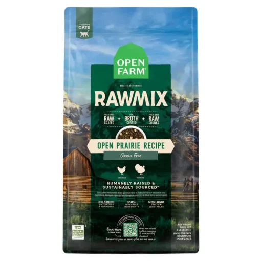 Sale Open Farm RawMix Open Prairie Recipe Grain Free Dry Cat Food