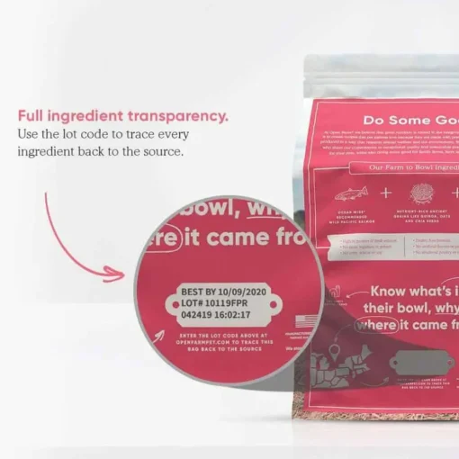 Clearance Open Farm Wild-Caught Salmon & Ancient Grains Recipe Dry Dog Food
