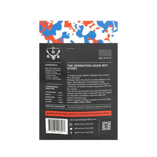 Hot Operation Good Boy TRE - Freedom Dog Treats - Beef Squares