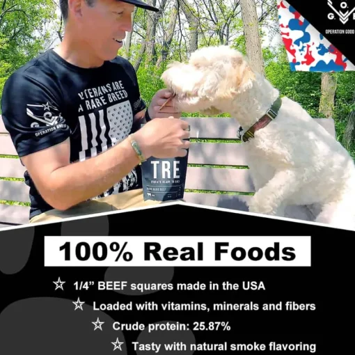 Hot Operation Good Boy TRE - Freedom Dog Treats - Beef Squares