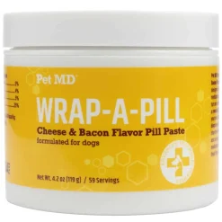 Clearance Pet MD Wrap-A-Pill Cheese & Bacon Flavor Pill Paste for Dogs