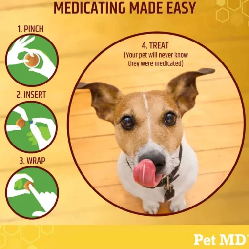 Clearance Pet MD Wrap-A-Pill Cheese & Bacon Flavor Pill Paste for Dogs