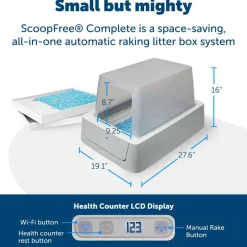 Online PetSafe ScoopFree Crystal Smart Front-Entry Self-Cleaning Cat Litter Box