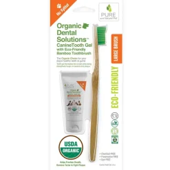 Online Pure and Natural Pet Organic Dental Solutions Canine Dental Kit