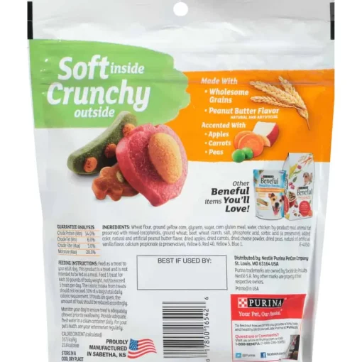 Hot Purina Beneful Baked Delights Snackers with Peanut Butter Dog Treats