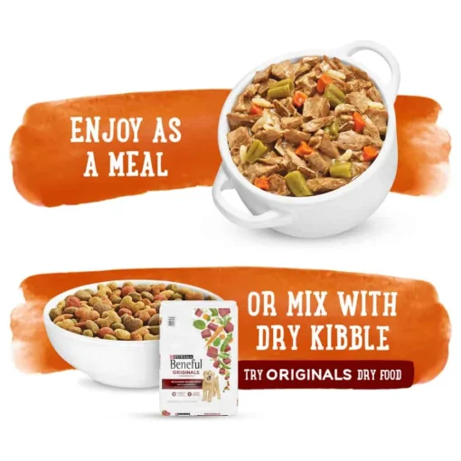 Discount Purina Beneful Prepared Meals Simmered Chicken Medley Wet Dog Food