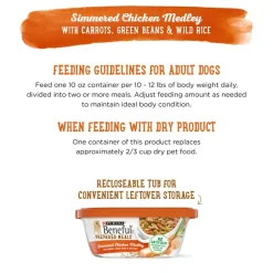 Discount Purina Beneful Prepared Meals Simmered Chicken Medley Wet Dog Food