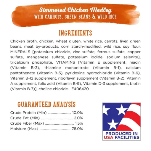 Discount Purina Beneful Prepared Meals Simmered Chicken Medley Wet Dog Food