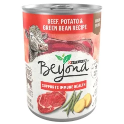 Sale Purina Beyond Natural Wet Dog Food Pate, Grain Free Beef, Potato & Green Bean Recipe Ground Entree