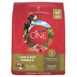 Hot Purina ONE Natural SmartBlend Lamb & Rice Dry Dog Food