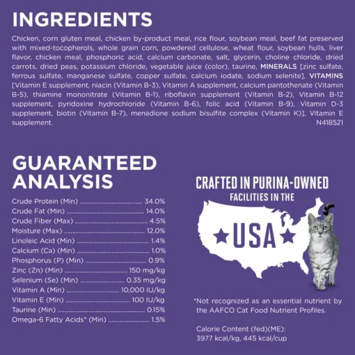 Best Purina ONE +Plus Hairball Formula Chicken Dry Cat Food