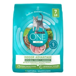 Hot Purina ONE +Plus Indoor Advantage & Weight Control Turkey Flavored Indoor Dry Cat Food