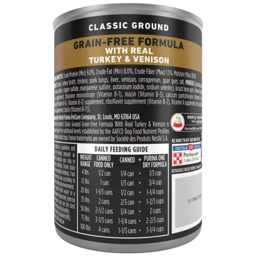 Fashion Purina ONE True Instinct Classic Ground Grain Free Wet Dog Food