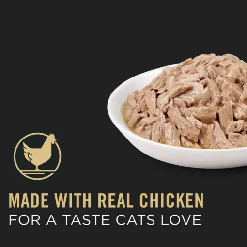 Hot Purina Pro Plan Adult Complete Essentials Chicken Entree In Gravy Wet Cat Food