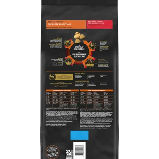 Outlet Purina Pro Plan Adult Complete Essentials Shredded Blend Beef & Rice Formula Dry Dog Food