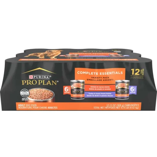 Fashion Purina Pro Plan Adult Complete Essentials Poultry Favorites Variety Pack Classic Wet Dog Food