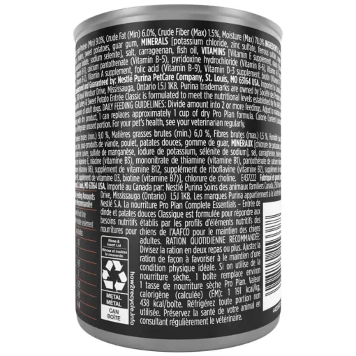 Sale Purina Pro Plan Adult Complete Essentials Turkey & Sweet Potato Entree Classic Wet Dog Food