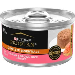 Online Purina Pro Plan Adult Complete Essentials Salmon & Brown Rice Entree Classic Wet Cat Food