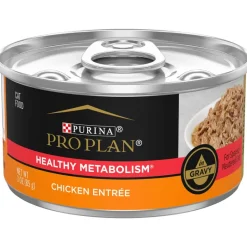 Fashion Purina Pro Plan Adult Healthy Metabolism Chicken Entree in Gravy Wet Cat Food
