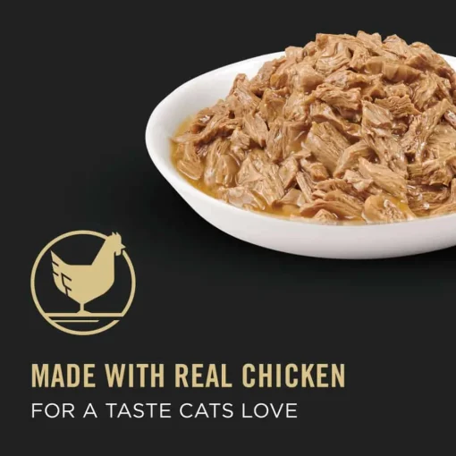 Fashion Purina Pro Plan Adult Healthy Metabolism Chicken Entree in Gravy Wet Cat Food