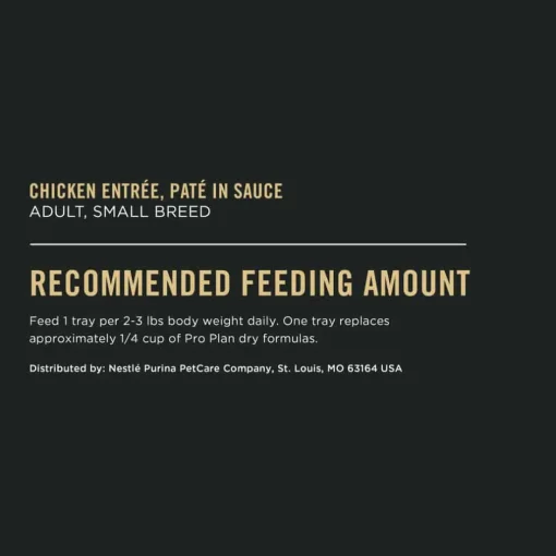 Fashion Purina Pro Plan Adult Small Breed Chicken Entree Pate Wet Dog Food