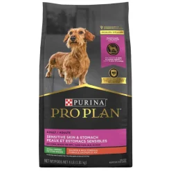 New Purina Pro Plan Adult Small Breed Sensitive Skin & Stomach Salmon & Rice Formula Dry Dog Food