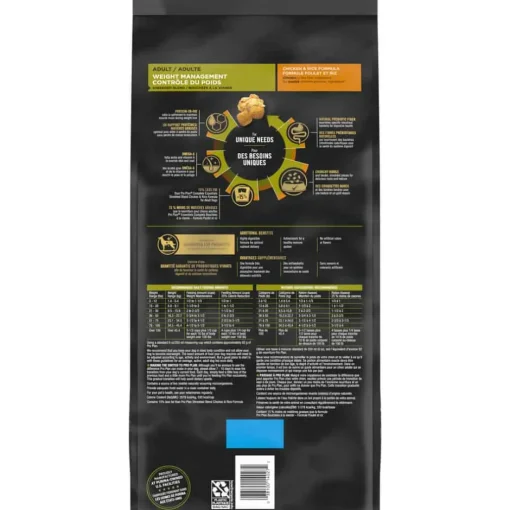 Online Purina Pro Plan Adult Weight Management Shredded Blend Chicken & Rice Formula Dry Dog Food