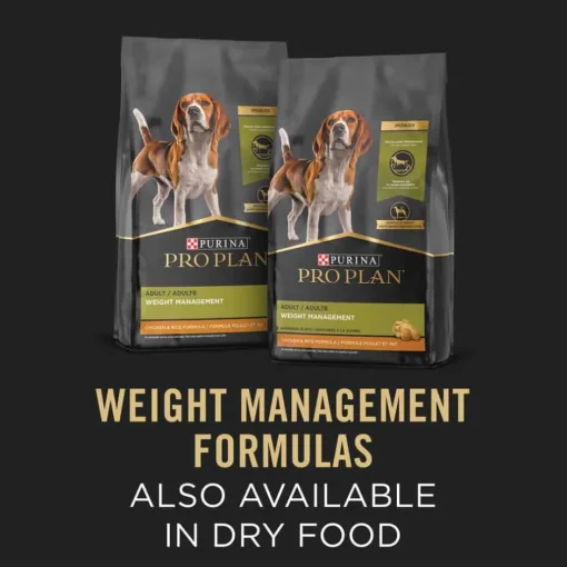Online Purina Pro Plan Adult Weight Management Turkey & Rice Entree Morsels in Gravy Wet Dog Food